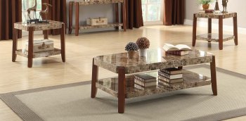 Indra 3515-31 Coffee Table 3Pc Set by Homelegance w/Options [HECT-3515-31 Indra]