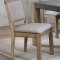 Paulina II Dining Set 74665 in Rustic Oak by Acme w/Options