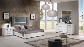 Sharon Bedroom in White by Global w/Options [GFBS-Sharon White]