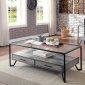 Ponderay 3Pc Coffee & End Table Set CM4348 in Gray & Black