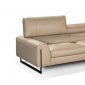 Giselle Sectional Sofa E691 in Beige Leather by IDP Italia