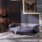 FD516 Sofa Bed & Loveseat Set in Gray Fabric by FDF