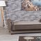 Luxmark Sofa Bed in Beige & Brown Fabric by Casamode w/Options