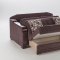 Willow Aristo Burgundy Loveseat Sleeper by Istikbal