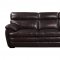 Scottsdale Sofa & Loveseat Set in Brown Leather - Leather Italia