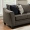 6485 Sofa & Loveseat in Albany Pewter by Simmons w/Options