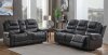 North Power Recliner Sofa 650407PP in Gray by Coaster w/Options