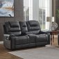 North Power Recliner Sofa 650407PP in Gray by Coaster w/Options