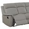 Salome Motion Sofa & Loveseat Set CM6798 in Light Gray w/Options