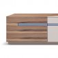 TV120 TV Stand in Taupe & Walnut by J&M Furniture