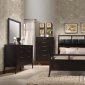 Wenge Finish Boardwalk Modern Bedroom w/Options By Acme