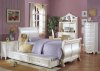 01005 Pearl Kids Bedroom in White by Acme w/Sleigh Bed & Options