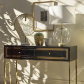 952820 Console Table in Black & Gold by Coaster