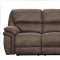 Hadden Recliner Sofa 9903DB-3 in Dark Brown by Homelegance