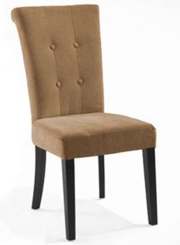 Tobacco Fabric Modern Set of 2 Tuxford Dining Chairs [ARDC-3142 Tuxford Tobacco]