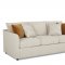 Atlanta Sofa in Pearl Fabric by Klaussner w/Options