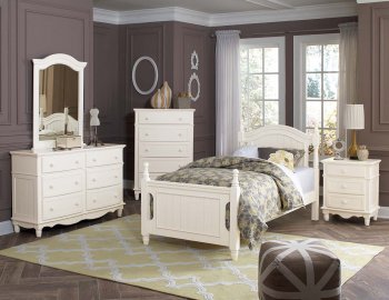 Clementine B1799 Kids Bedroom in White by Homelegance w/Options [HEKB-B1799 Clementine]