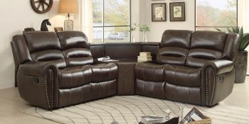 Palmyra Motion Sectional Sofa 8411-WD by Homelegance [HESS-8411-WD Palmyra]