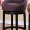 Choice of Color Microfiber Set of 2 Igloo Swivel Barstools