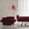 Linden Sofa Bed Convertible in Red Fabric by Empire w/Options