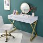 Coleen Vanity Desk AC00667 in White by Acme