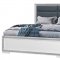 Andros Bedroom Set 5Pc in Silver by Global w/Options