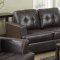 G675 Sofa & Loveseat in Chocolate Bonded Leather by Glory