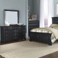 Carrington II Bedroom 5Pc Set 917-BR in Black by Liberty