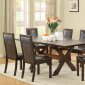 102501 Emerson 5Pc Dining Set by Coaster in Oak w/Options