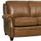 Bennet Sofa & Loveseat Set in Wheat Full Italian Leather