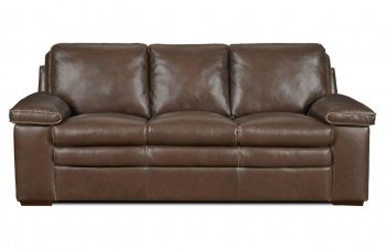 8916 Grant Sofa & Loveseat in Brown by Leather Italia w/Options [LIS-8916 Grant]