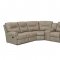 Roadster Power Motion Sectional Sofa in Beige Leather by Klaussn