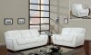 U8080 Sofa in White Bonded Leather by Global Furniture USA