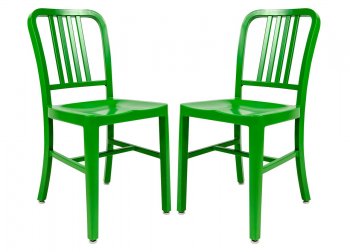 Alton Set of 4 Dining Chairs NA15G in Green by LeisureMod [LMDC-NA15G-Alton Green]