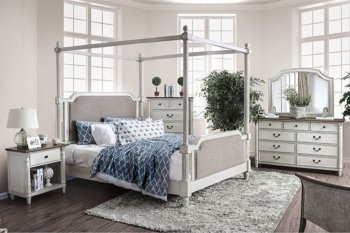 Lansford Bedroom CM7451 in Antique White w/Options [FABS-CM7451-Lansford]