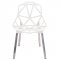 Dalton Set of 4 Indoor/Outdoor Chairs DC20W - White - LeisureMod