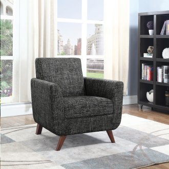 2 Pc Set of Accent Chairs 903134 in Grey Fabric by Coaster