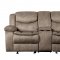 Bastrop Reclining Sofa 8230FBR in Brown Fabric by Homelegance