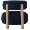 Zonie Accent Chair Set of 2 903168 in Blue Boucle by Coaster