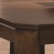 Walnut Finish Modern Counter Height Dining Table w/Options