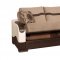 Fomex Sofa Bed in Microfiber by Rain w/Optional Items