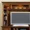 Medium Oak Finish Entertainment Unit