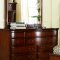 Highland Cherry Finish Sleigh Bed w/Optional Case Goods