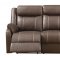 Domino Motion Sofa & Loveseat Set in Chocolate by Klaussner