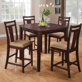 150159 5Pc Counter Height Dining Set by Coaster