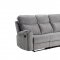 Aulada Motion Sofa 56900 in Gray Fabric by Acme w/Options