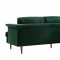 Porter Sofa TOV-S147 in Forest Green Velvet by TOV Furniture