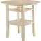 Tartys Counter Height Dining Set 3Pc 72545 in Cream by Acme