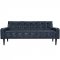 Delve Sofa in Blue Vinyl by Modway w/Options