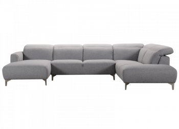 Hudson Sectional Sofa 31570 in Grey Fabric by VIG [VGSS-31570 Hudson Grey]